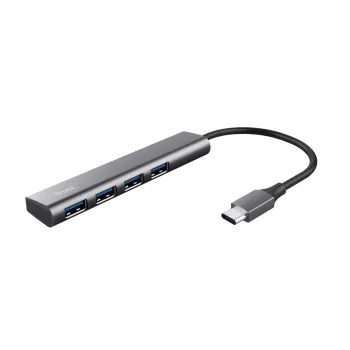 Trust Halyx USB 3.2 Gen 1 (3.1 Gen 1) Typ-A 5 Mbit/s Grau
