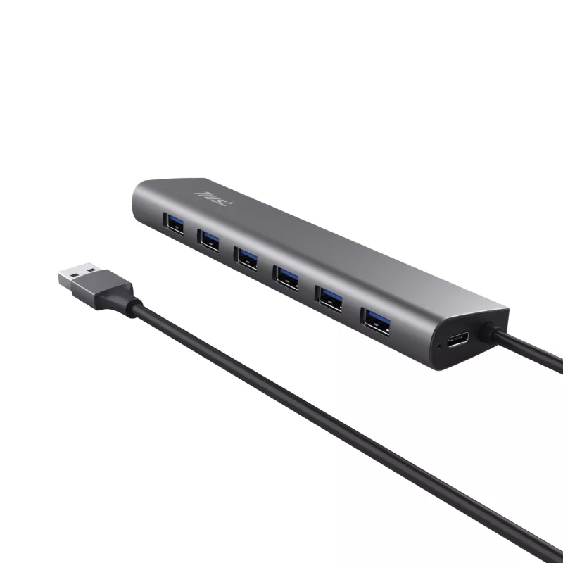 Trust Halyx USB 3.2 Gen 1 (3.1 Gen 1) Type-A 5000 Mbit/s Silber