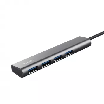 Trust Halyx USB 3.2 Gen 1 (3.1 Gen 1) Type-A 5 Mbit/s Schwarz, Grau