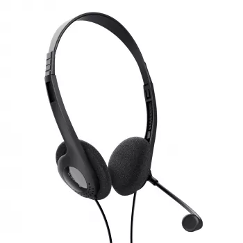 Trust 21665 Kopfhörer/Headset Kabelgebunden Im-Ohr Anrufe/Musik Schwarz
