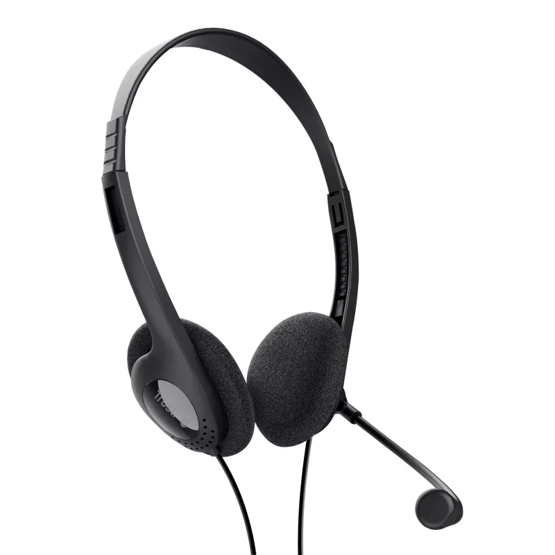 Trust 21665 Kopfhörer/Headset Kabelgebunden Im-Ohr Anrufe/Musik Schwarz