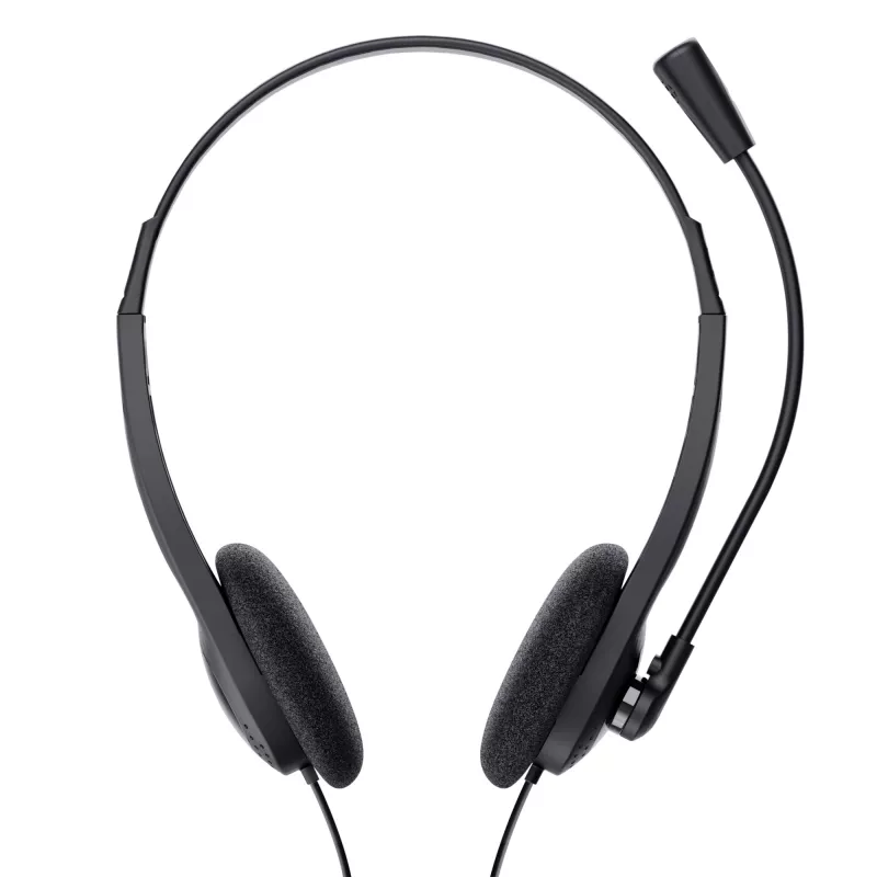 Trust 21665 Kopfhörer/Headset Kabelgebunden Im-Ohr Anrufe/Musik Schwarz