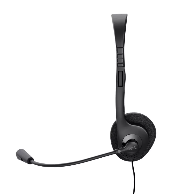 Trust 21665 Kopfhörer/Headset Kabelgebunden Im-Ohr Anrufe/Musik Schwarz