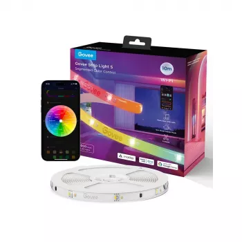 Intelligenter LED-Streifen Govee Strip Light S segmentiert, Wi‑Fi/Bluetooth, 5 m, 24 V, 36 W