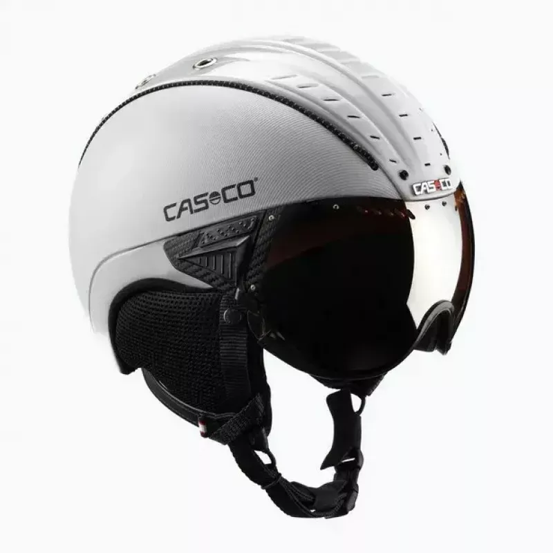 Skihelm Casco SP-2 Carbonic Visor Weiß Größe S (52-54 cm)