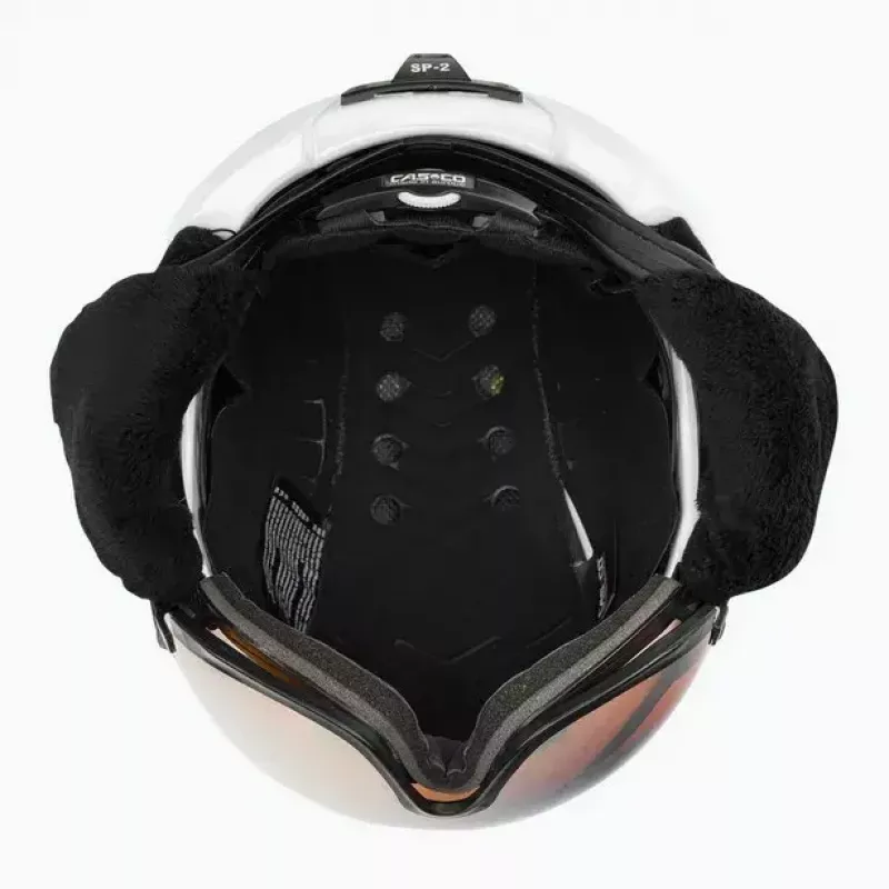 Skihelm Casco SP-2 Carbonic Visor Weiß Größe S (52-54 cm)