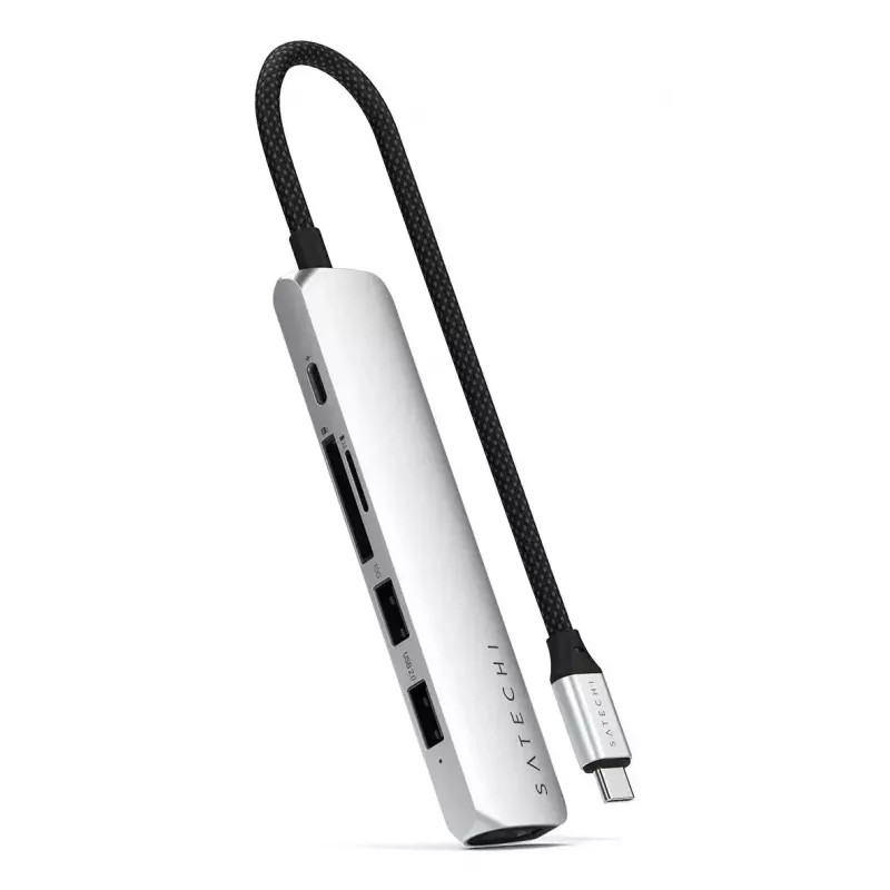 Satechi ST-P6SS USB Type-C Hub 10000 Mbit/s Silver