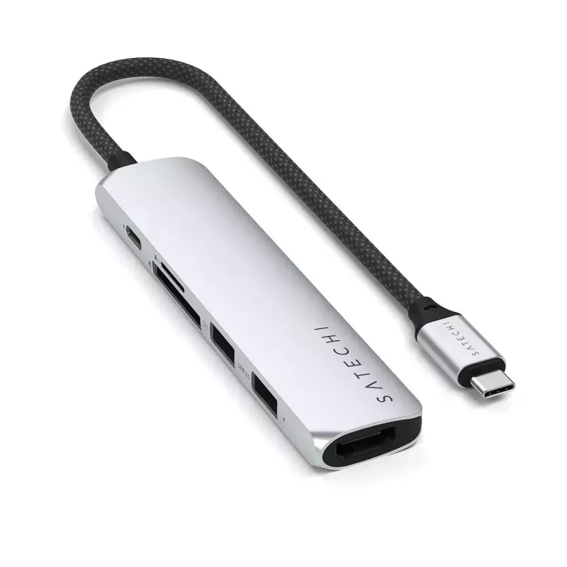 Satechi ST-P6SS USB Type-C Hub 10000 Mbit/s Silver