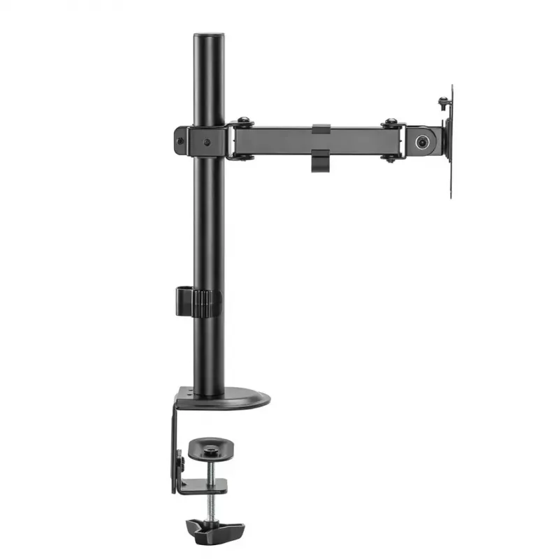 Tisch-LCD-Monitorhalterung MACLEAN MC-572N höhenverstellbar, neigbar, VESA 75x75–100x100, unterstützt 17 Zoll–32 Zoll, max. Tragfähigkeit 30 kg, schwarz