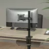 Tisch-LCD-Monitorhalterung MACLEAN MC-572N höhenverstellbar, neigbar, VESA 75x75–100x100, unterstützt 17 Zoll–32 Zoll, max. Tragfähigkeit 30 kg, schwarz