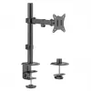 Tisch-LCD-Monitorhalterung MACLEAN MC-572N höhenverstellbar, neigbar, VESA 75x75–100x100, unterstützt 17 Zoll–32 Zoll, max. Tragfähigkeit 30 kg, schwarz