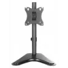 Tischhalterung für TV & Monitor MANHATTAN 10–27 Zoll neig-/schwenk-/drehbar VESA 75×75–100×100, max. 7 kg, schwarz