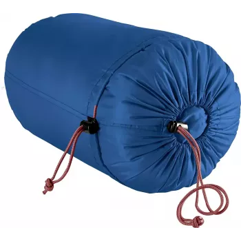 Mumienschlafsack DEUTER Starlight für Körpergröße 130–170 cm, Hohlfaserfüllung, Sommer, 910 g, mit Kapuze, nightblue/redwood
