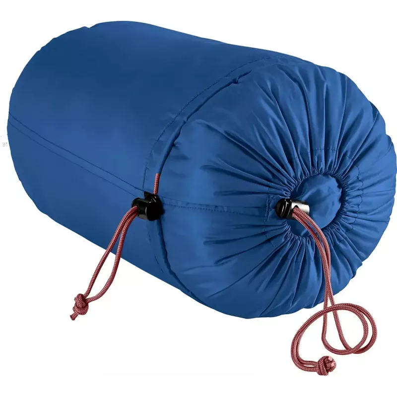 Mumienschlafsack DEUTER Starlight für Körpergröße 130–170 cm, Hohlfaserfüllung, Sommer, 910 g, mit Kapuze, nightblue/redwood