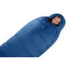 Mumienschlafsack DEUTER Starlight für Körpergröße 130–170 cm, Hohlfaserfüllung, Sommer, 910 g, mit Kapuze, nightblue/redwood