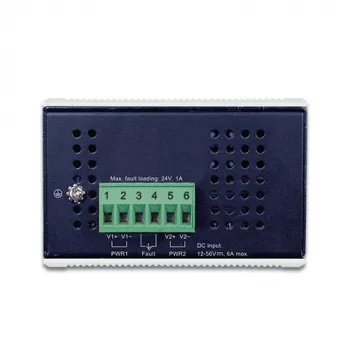 PLANET Industrieller Medienkonverter 2x100/1000X SFP auf 2x10/100/1000T 802.3bt PoE++