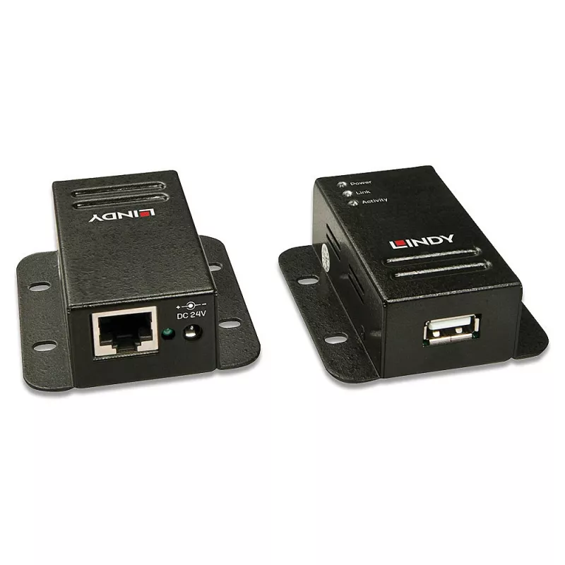 Lindy 50 m USB 2.0 Cat.6 Extender, Netzwerk-Sender & -Empfänger
