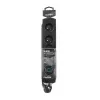 Überspannungsschutz QOLTEC 50104 — 4 AC-Steckdosen, 230 V, 1,5 m Kabel, Schwarz