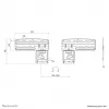 Neomounts WL30-265BL1 TV-Wandhalterung 43-85 Zoll Samsung Bildschirme - ultraflach