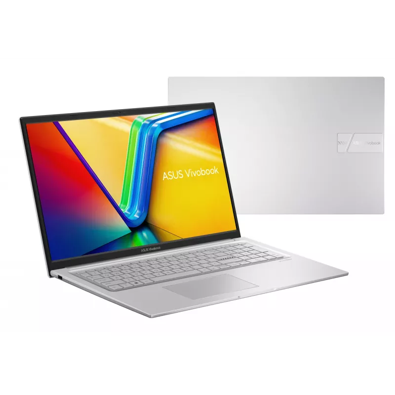 ASUS Vivobook 16 X1704VA-AU817W Intel Core 5 120U Laptop 43,9 cm (17,3 Zoll) Full HD 16 GB DDR4-SDRAM 512 GB SSD Wi-Fi 6 (802.11ax) Windows 11 Home Silber