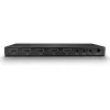 Lindy 4 Port HDMI 18G Switch mit Audio, HDMI, Metall, Schwarz, 18 Gbit/s, 3840 x 2160 Pixel, 5.1 Kanäle