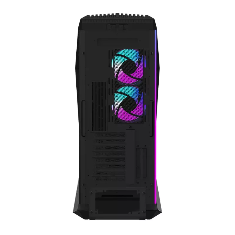 GIGABYTE AORUS C700 GLASS PC-Gehäuse – Full-Tower, unterstützt bis zu E-ATX & 420-mm-Radiatoren, vorinstallierte 5x 120-mm-Lüfter, USB 3.1 Type-C, RGB Fusion