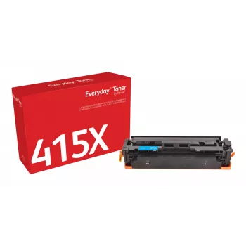 Everyday™ Cyan Toner von Xerox, kompatibel mit HP 415X (W2031X), hohe Kapazität