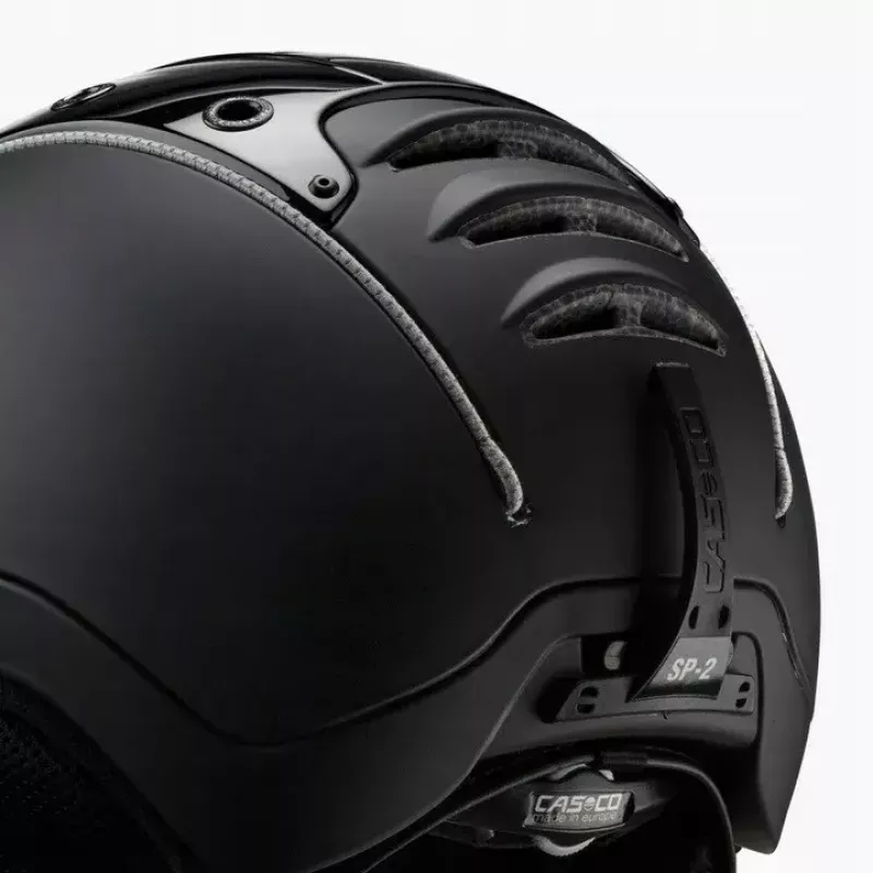 Skihelm Casco SP-2 Carbonic Visor, Größe M (55–57 cm), schwarz