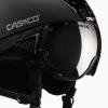 Skihelm Casco SP-2 Carbonic Visor, Größe M (55–57 cm), schwarz
