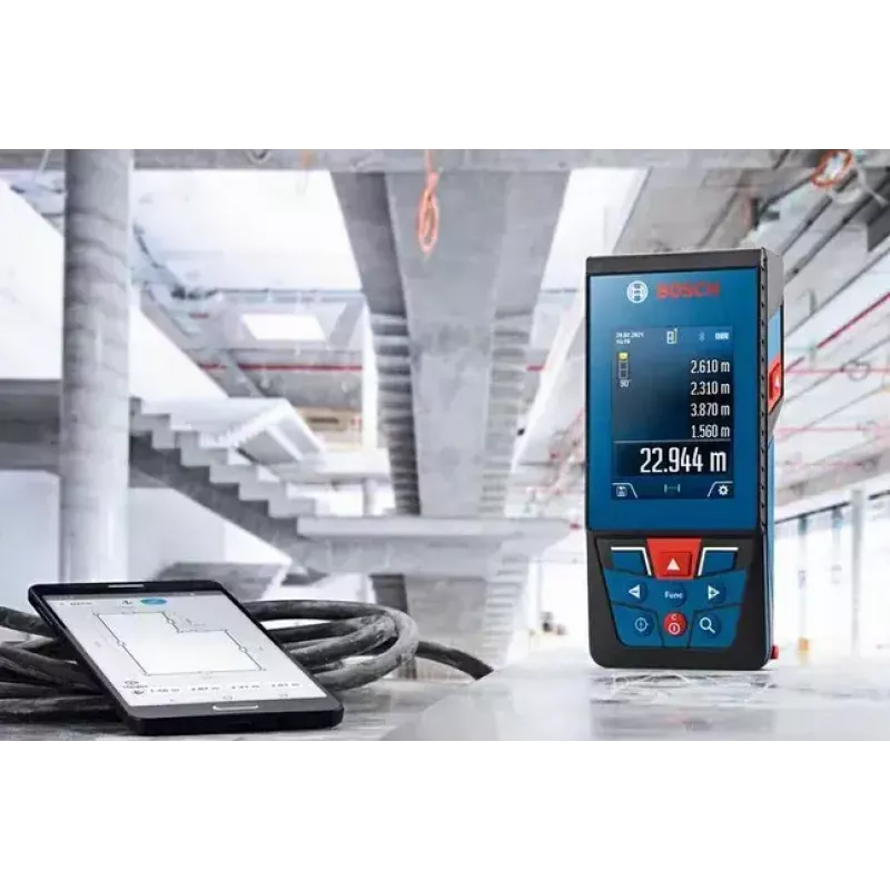 Bosch GLM 100-25 C Professional Schwarz, Blau, Rot 4x 0,08 - 100 m