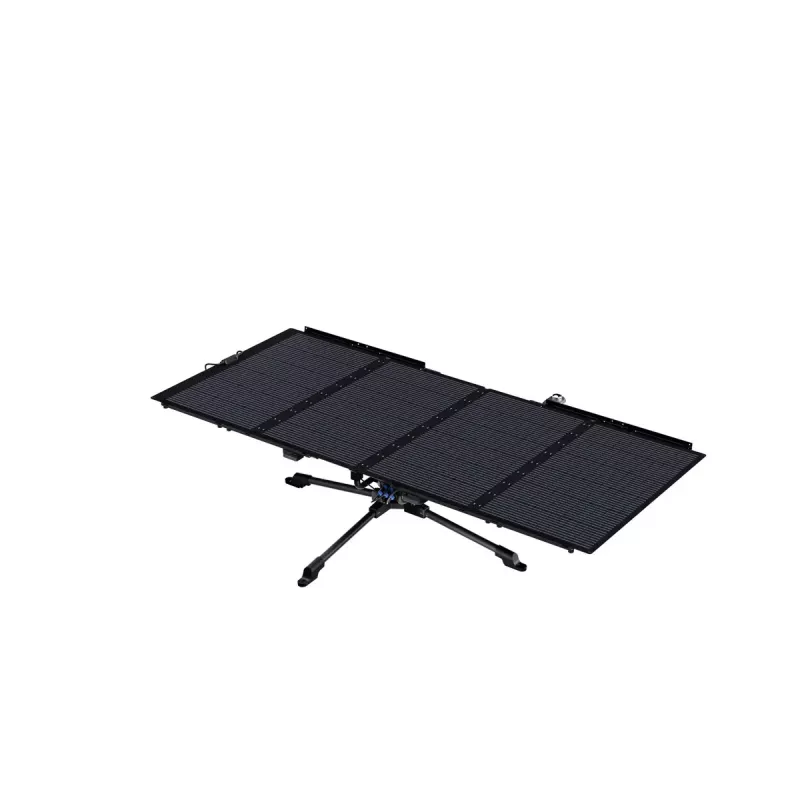 Solar-Tracker EcoFlow 50036001 — freistehend, batteriebetrieben, 2500×150×150 mm, schwarz/grau