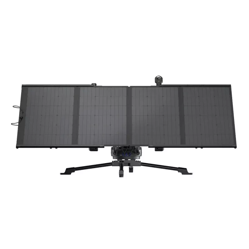 Solar-Tracker EcoFlow 50036001 — freistehend, batteriebetrieben, 2500×150×150 mm, schwarz/grau
