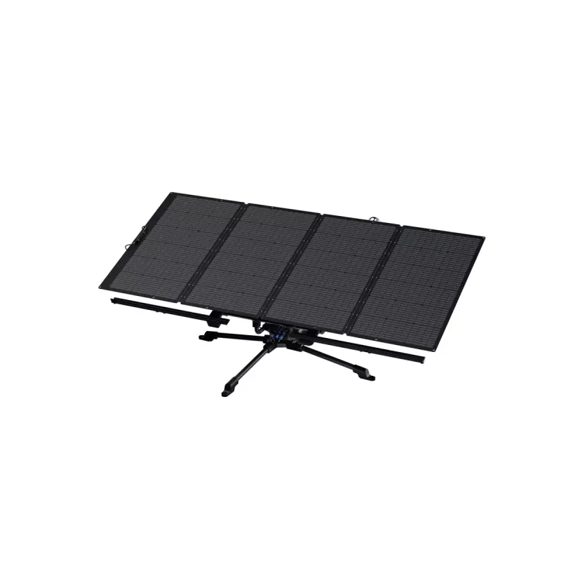 Solar-Tracker EcoFlow 50036001 — freistehend, batteriebetrieben, 2500×150×150 mm, schwarz/grau
