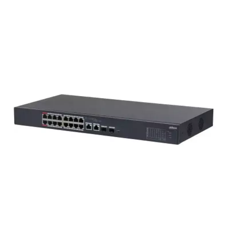 Dahua Technology DH-CS4218-16ET-190 Netzwerk-Switch Managed L2 Gigabit Ethernet (10/100/1000) Power over Ethernet (PoE) Schwarz