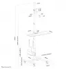 Neomounts FPMA-MOBILE1700 Mobiler Arbeitsplatz 10-32 Zoll