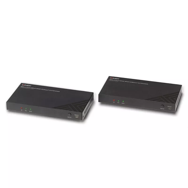 HDMI-Extender-Set Sender & Empfänger Lindy 100 m Cat.6 4K60 Audio IR RS-232