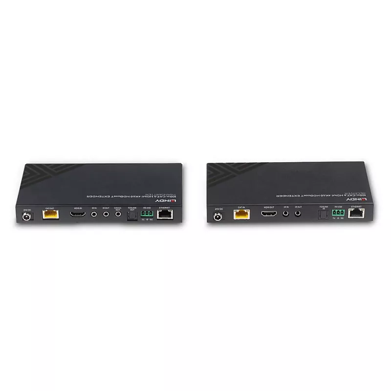HDMI-Extender-Set Sender & Empfänger Lindy 100 m Cat.6 4K60 Audio IR RS-232