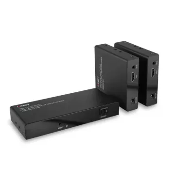 AV-Sender & -Empfänger Lindy 70 m Cat.6 2 Port HDMI 4K60 IR Splitter Extender