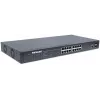 Intellinet 16-Port Gigabit Ethernet PoE+ Web-Managed Switch mit 2 SFP-Ports, IEEE 802.3at/af Power over Ethernet (PoE+/PoE) kompatibel, 374 W, Endspan, 19 Zoll Rackmontage