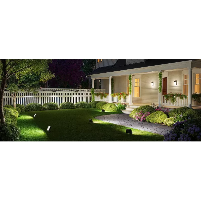 Smarte Gartenbeleuchtung Govee H8057 Wi‑Fi/Bluetooth, schwarz, 148×68,9×72,4 mm, 11 kWh/1000h