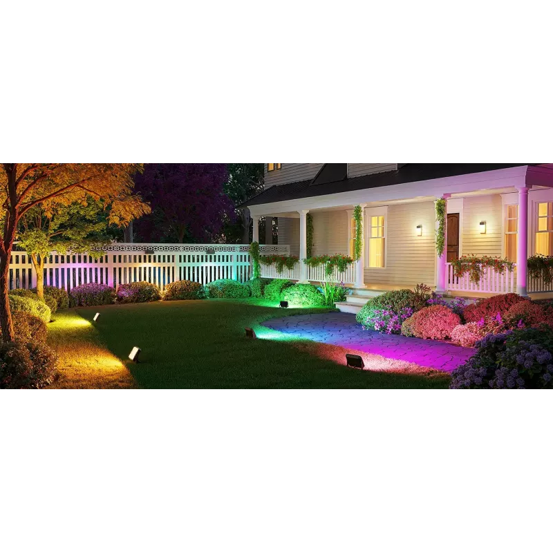 Smarte Gartenbeleuchtung Govee H8057 Wi‑Fi/Bluetooth, schwarz, 148×68,9×72,4 mm, 11 kWh/1000h