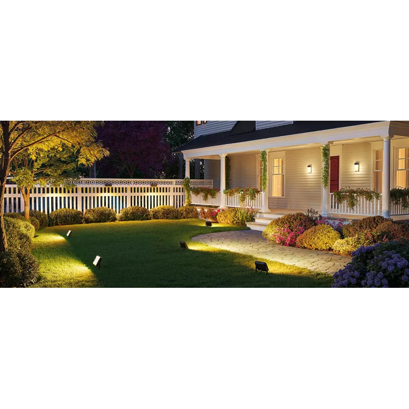 Smarte Gartenbeleuchtung Govee H8057 Wi‑Fi/Bluetooth, schwarz, 148×68,9×72,4 mm, 11 kWh/1000h