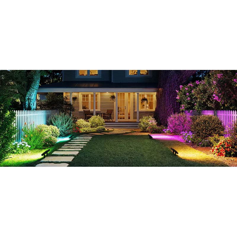 Smarte Gartenbeleuchtung Govee H8057 Wi‑Fi/Bluetooth, schwarz, 148×68,9×72,4 mm, 11 kWh/1000h