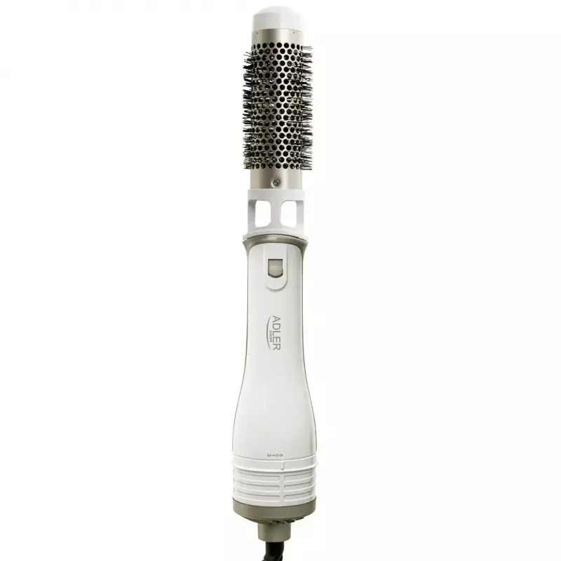 Haartrockner und Lockenstab Adler AD 2027 — 2-in-1-Styling-Tool, 1200 W, 2 Temperaturstufen, 5 Aufsätze, Bürstendurchmesser 2,1/3,8/7,2 cm, max. Locken-ø 1,9 cm