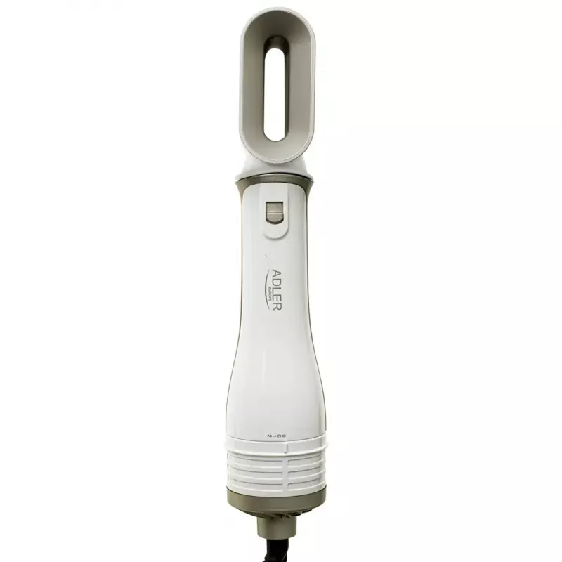 Haartrockner und Lockenstab Adler AD 2027 — 2-in-1-Styling-Tool, 1200 W, 2 Temperaturstufen, 5 Aufsätze, Bürstendurchmesser 2,1/3,8/7,2 cm, max. Locken-ø 1,9 cm