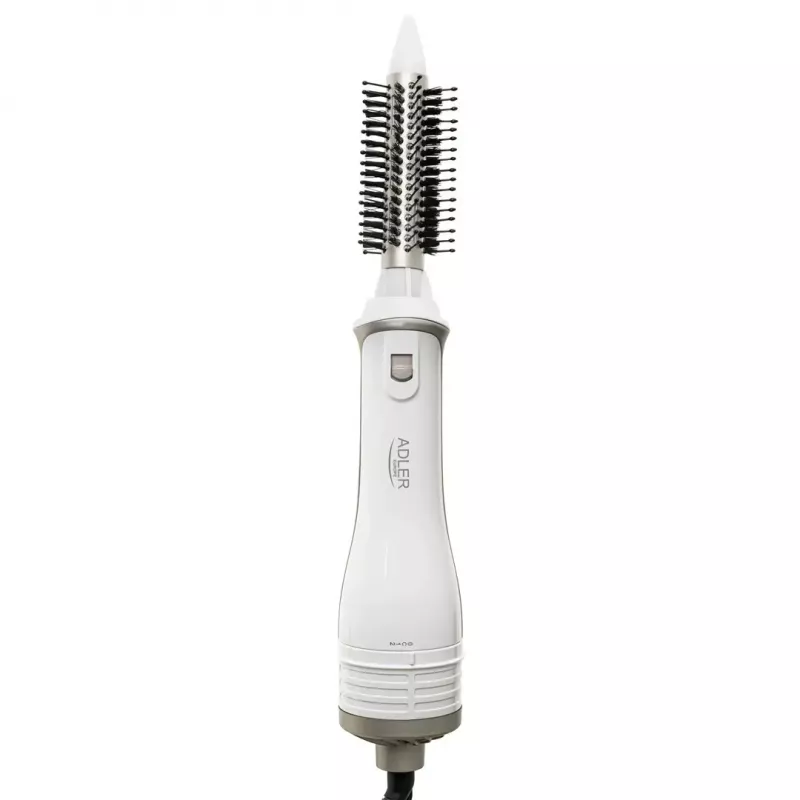 Haartrockner und Lockenstab Adler AD 2027 — 2-in-1-Styling-Tool, 1200 W, 2 Temperaturstufen, 5 Aufsätze, Bürstendurchmesser 2,1/3,8/7,2 cm, max. Locken-ø 1,9 cm