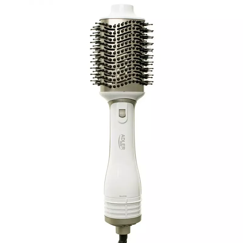 Haartrockner und Lockenstab Adler AD 2027 — 2-in-1-Styling-Tool, 1200 W, 2 Temperaturstufen, 5 Aufsätze, Bürstendurchmesser 2,1/3,8/7,2 cm, max. Locken-ø 1,9 cm