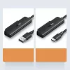 Externes 2,5 Zoll SATA III USB 3.0 Gehäuse UGREEN 70609 für 2,5-Zoll SATA SSD/HDD, USB-A auf SATA, 5 Gbit/s, Schwarz