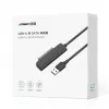 Externes 2,5 Zoll SATA III USB 3.0 Gehäuse UGREEN 70609 für 2,5-Zoll SATA SSD/HDD, USB-A auf SATA, 5 Gbit/s, Schwarz