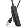 Externes 2,5 Zoll SATA III USB 3.0 Gehäuse UGREEN 70609 für 2,5-Zoll SATA SSD/HDD, USB-A auf SATA, 5 Gbit/s, Schwarz
